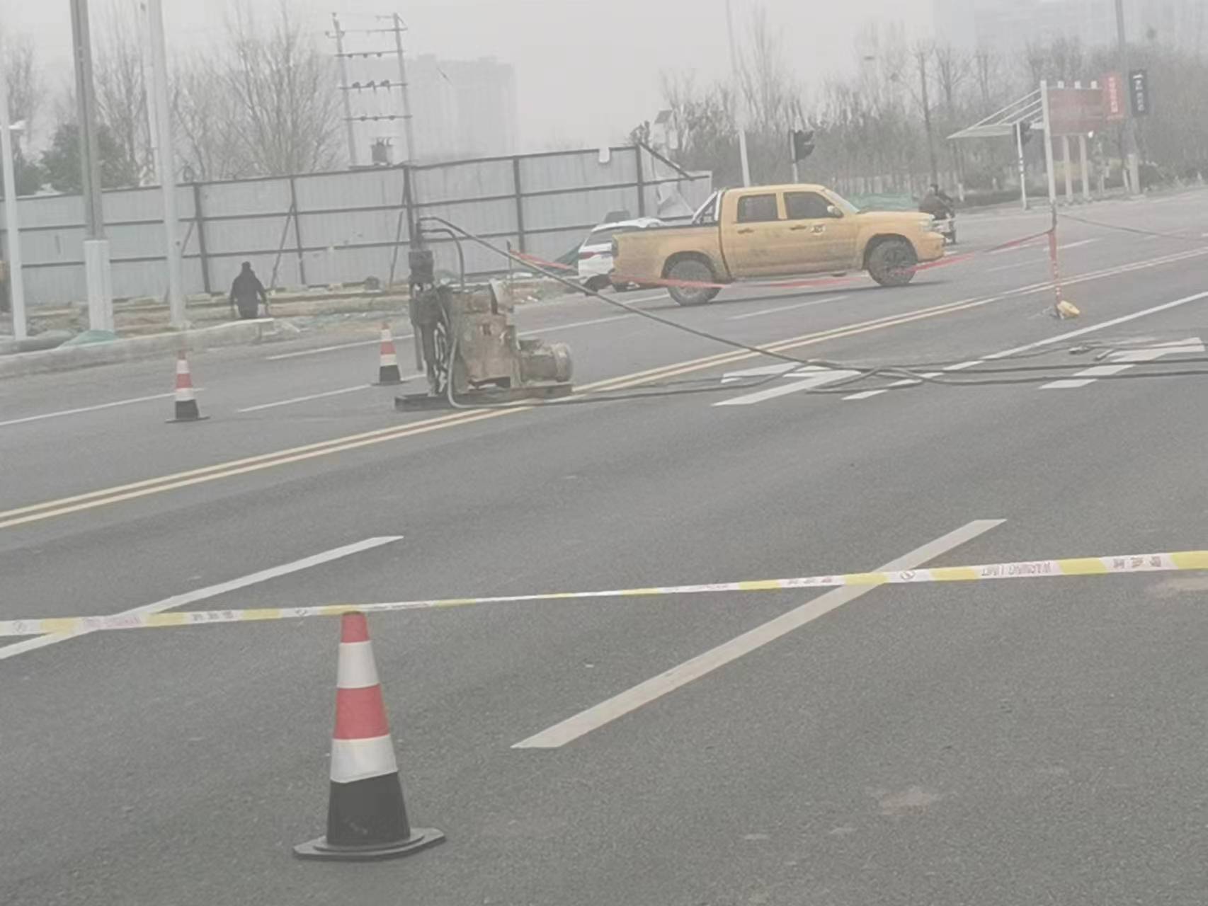 岳西公路路基沉陷注浆